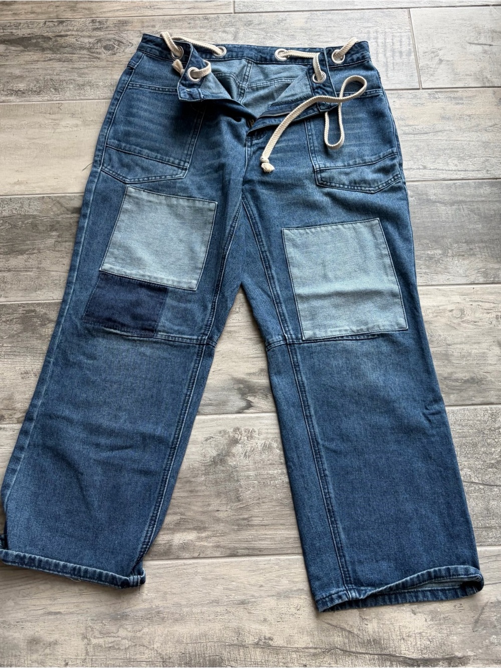 Patchwork jeans